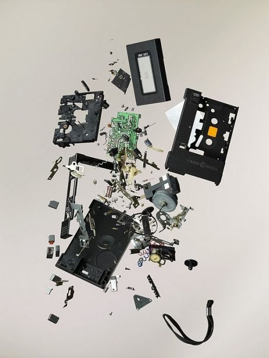 Disassembled objects by Todd McLellan