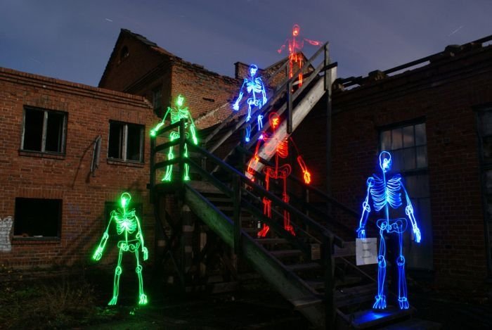Light paintings by Janne Parviainen