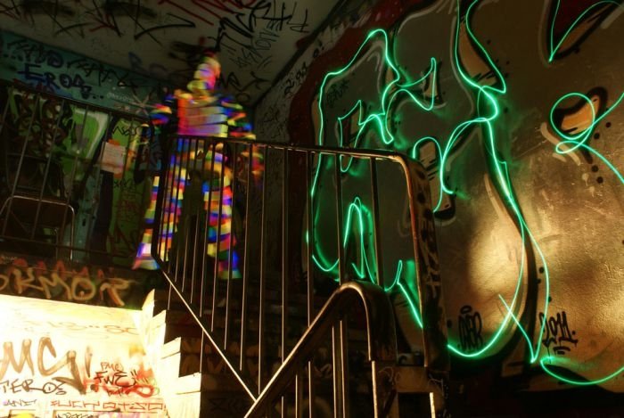 Light paintings by Janne Parviainen