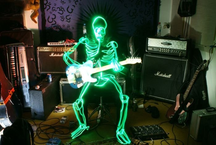 Light paintings by Janne Parviainen