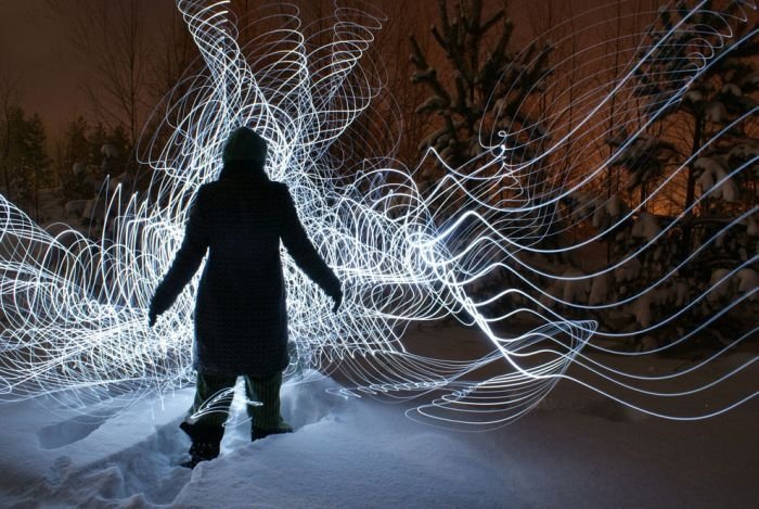 Light paintings by Janne Parviainen