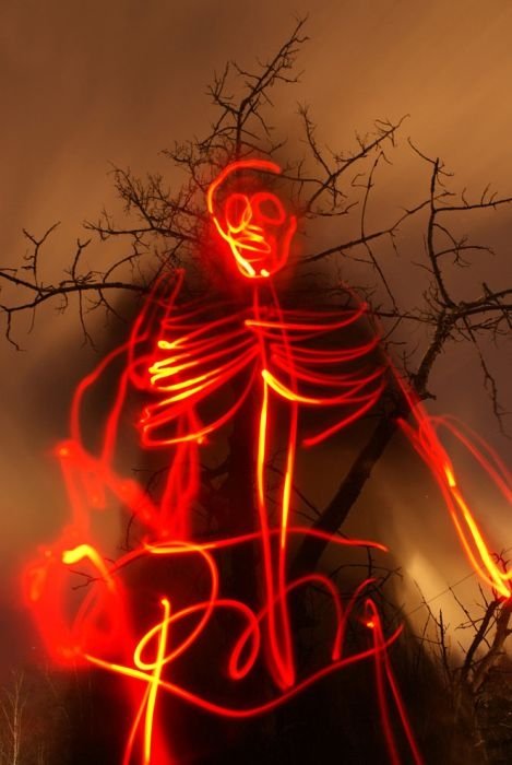 Light paintings by Janne Parviainen