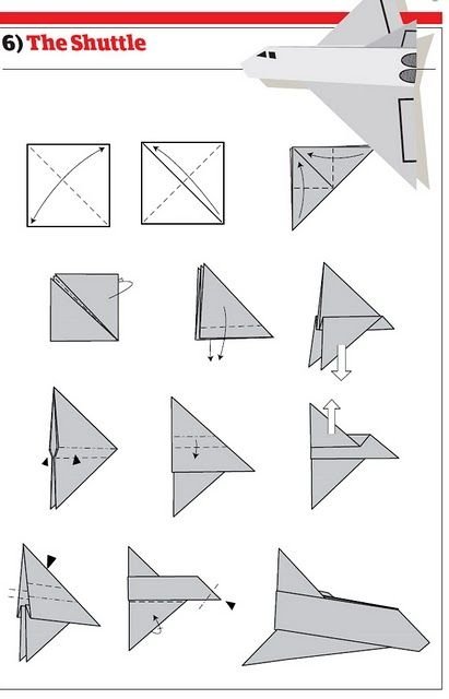 paper aeroplane toy build guide