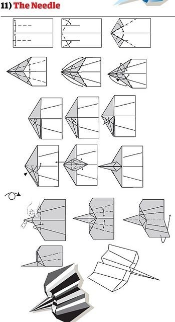 paper aeroplane toy build guide