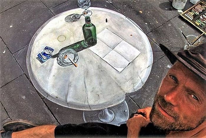 3D street art