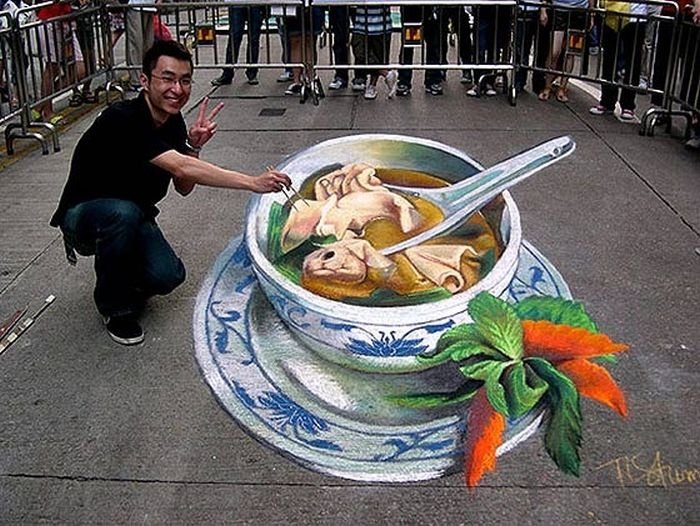3D street art