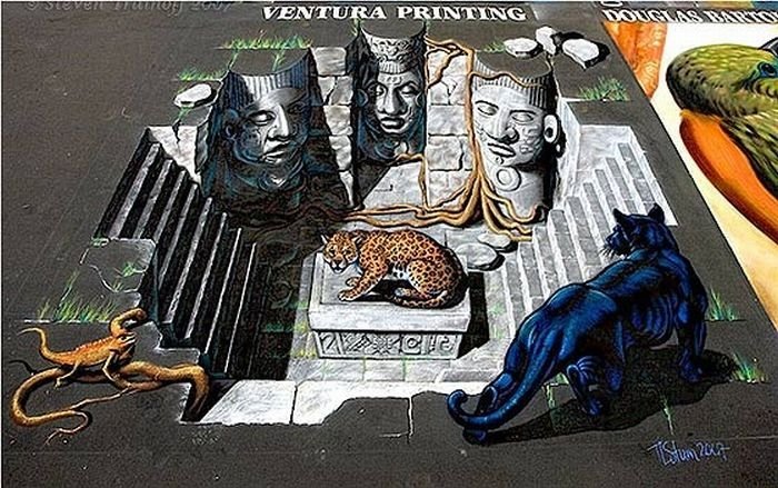 3D street art