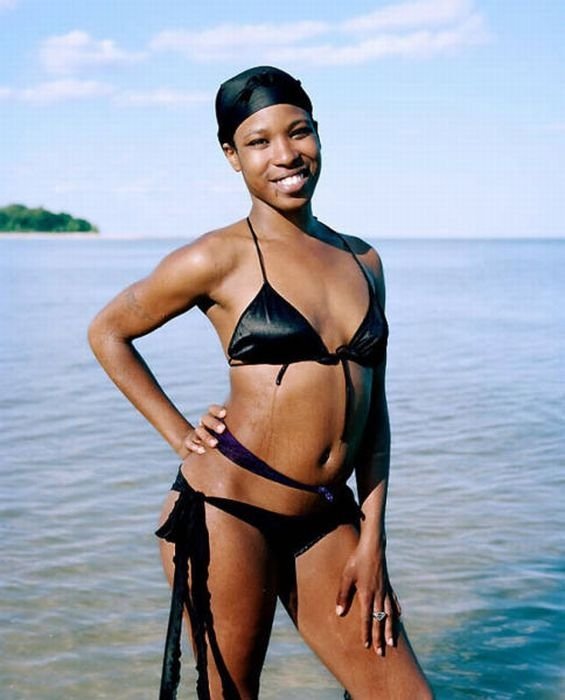 Orchard beach portrait by Wayne Lawrence, Bronx, NYC, United States