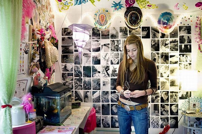 Girls and their rooms by Rania Matar