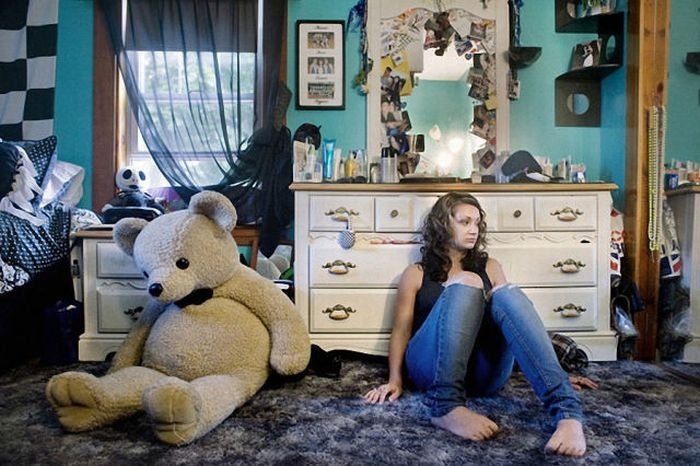 Girls and their rooms by Rania Matar