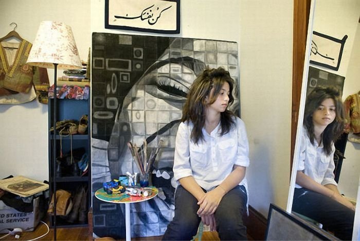 Girls and their rooms by Rania Matar