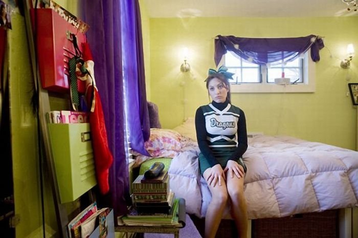 Girls and their rooms by Rania Matar