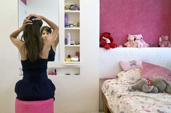 Girls and their rooms by Rania Matar