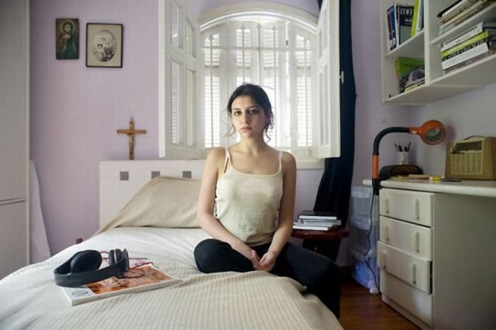 Girls and their rooms by Rania Matar