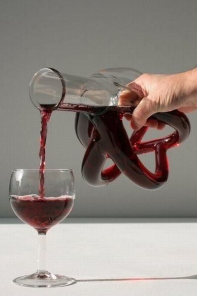 Unique wine bottle by Etienne Meneau