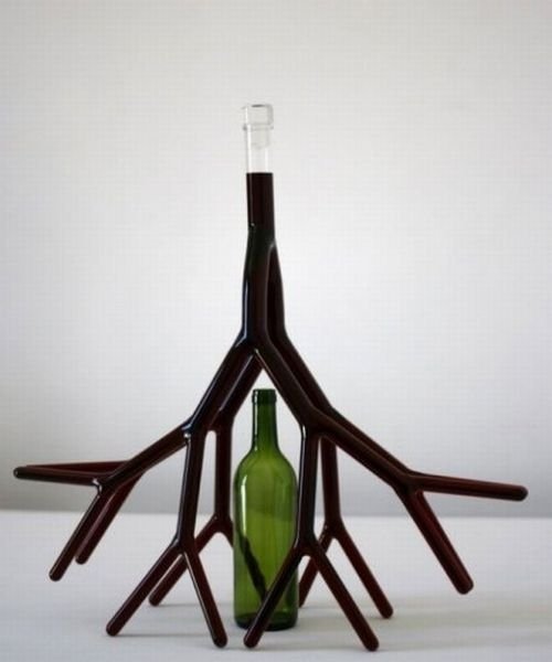 Unique wine bottle by Etienne Meneau