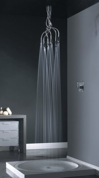 modern shower