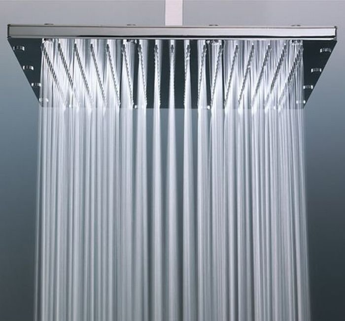 modern shower