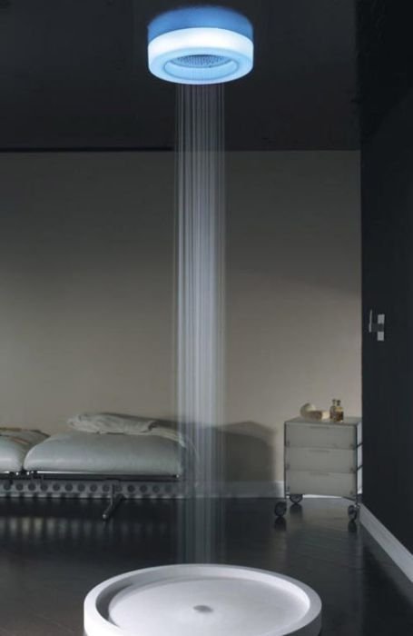 modern shower