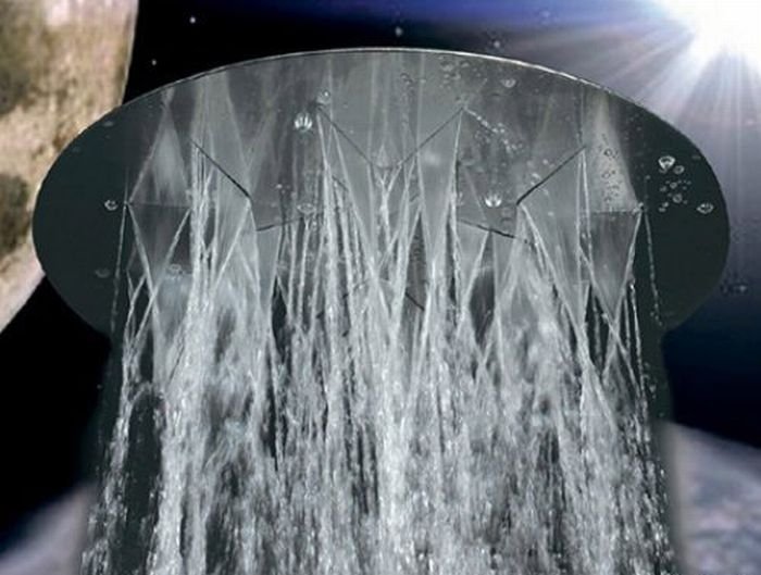 modern shower