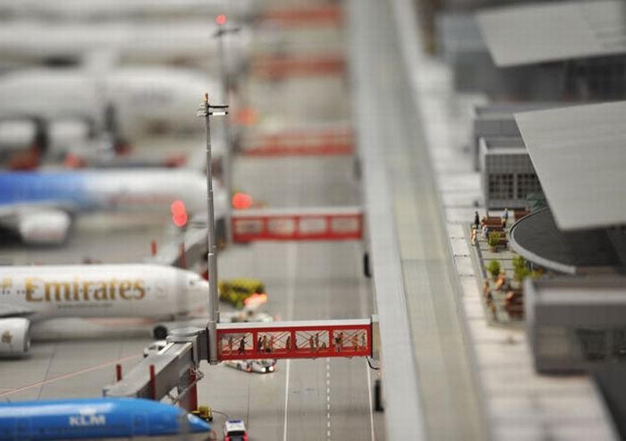 The world's largest model airport, Miniatur Wunderland, Germany