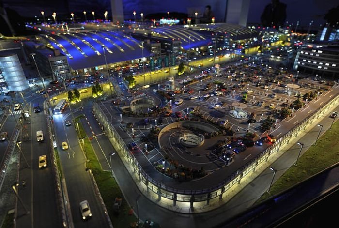 The world's largest model airport, Miniatur Wunderland, Germany