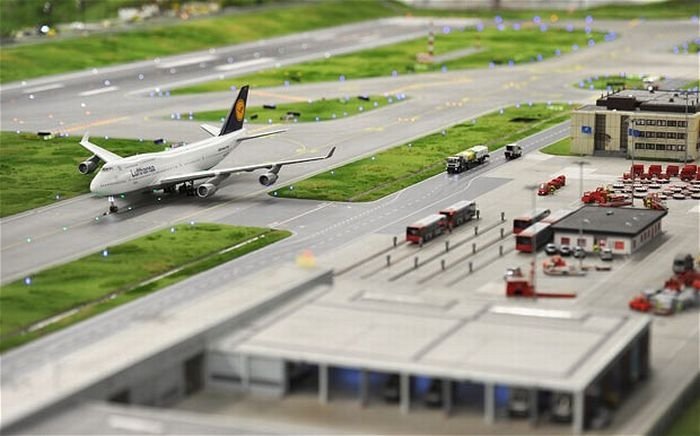 The world's largest model airport, Miniatur Wunderland, Germany