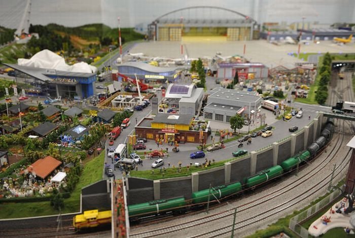 The world's largest model airport, Miniatur Wunderland, Germany