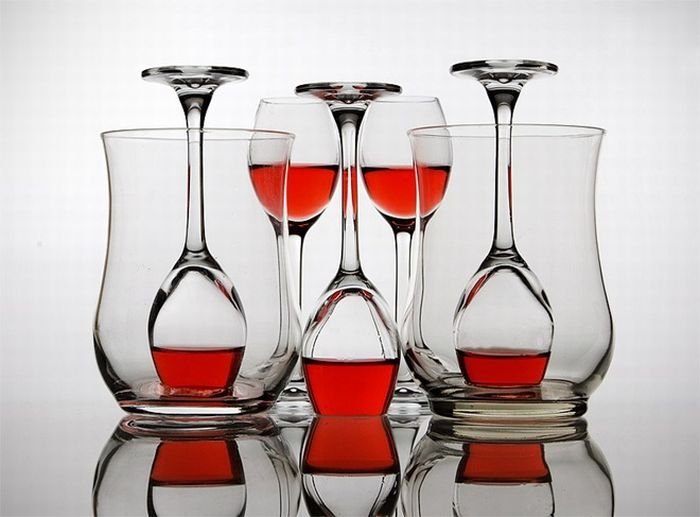 wine glass art