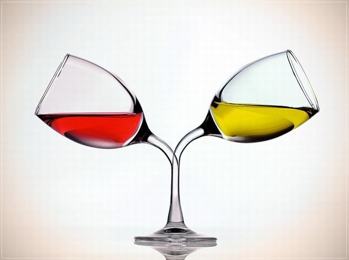 wine glass art