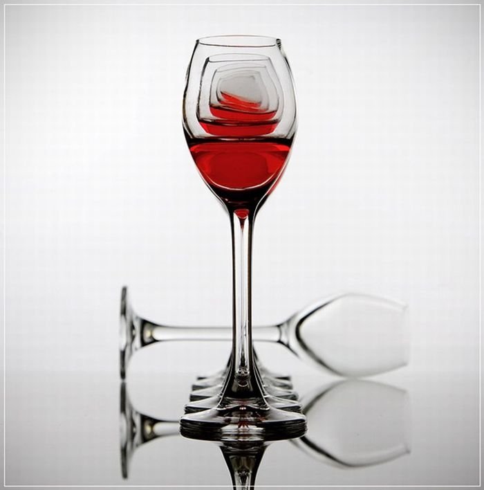 wine glass art