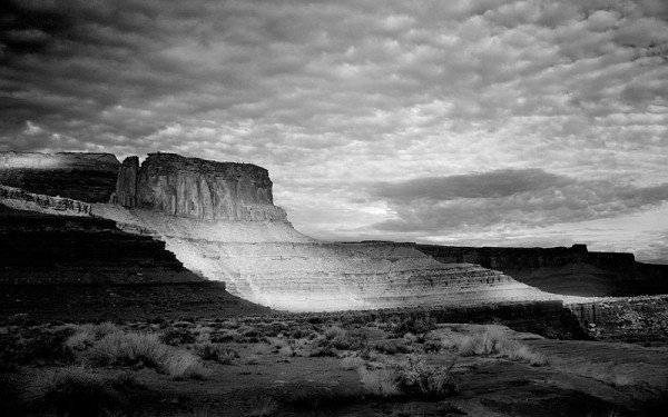 black and white landscape photography