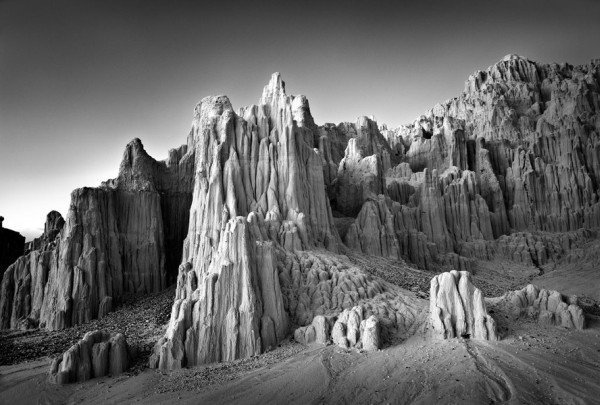 black and white landscape photography