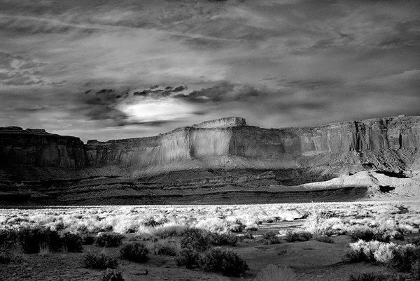 black and white landscape photography