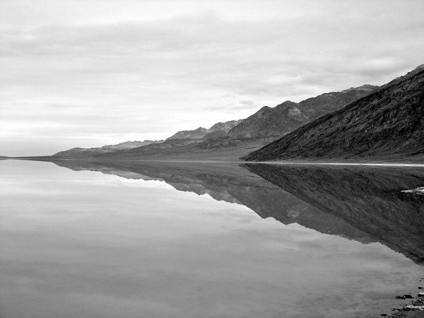 black and white landscape photography