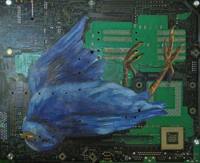 motherboard painting