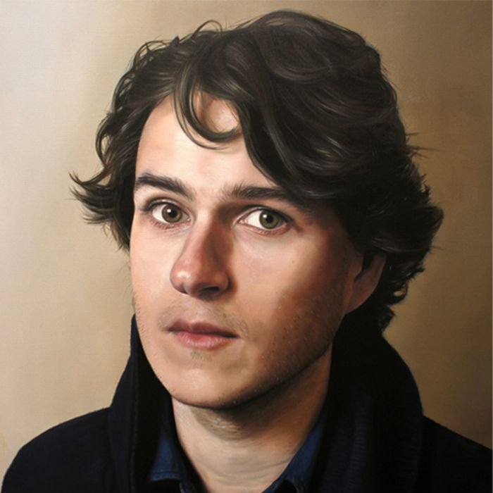 Painting portrait by Joe Simpson