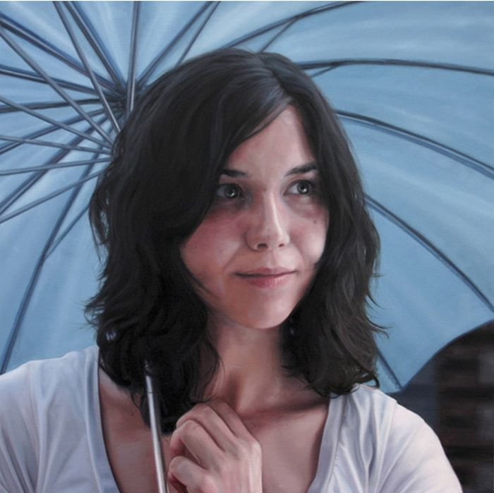 Painting portrait by Joe Simpson