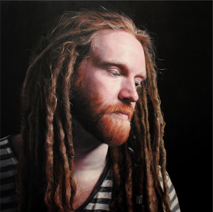 Painting portrait by Joe Simpson