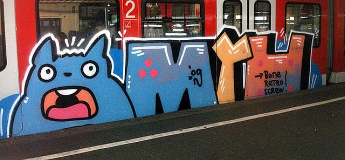 train graffiti
