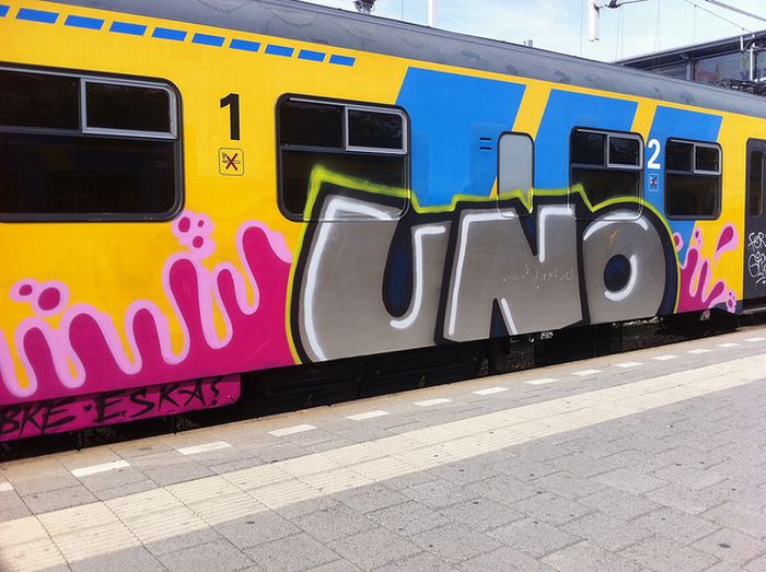 train graffiti