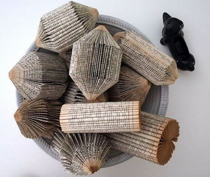 book sculptures