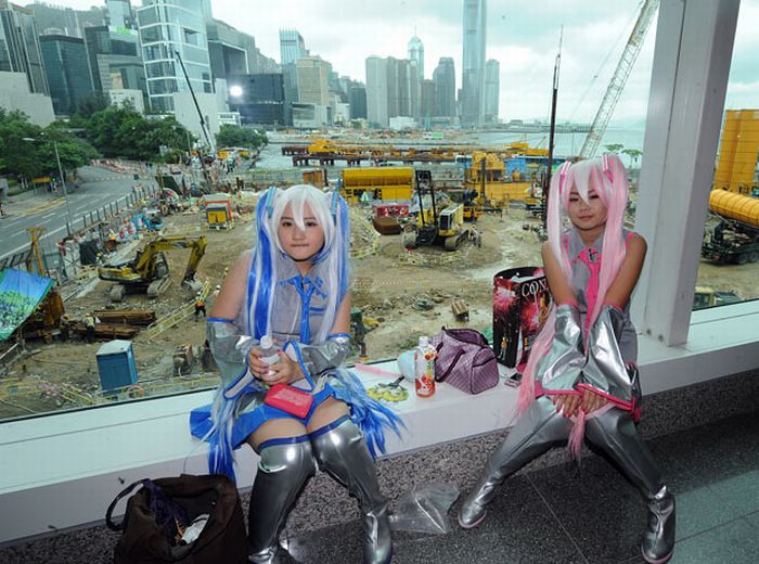 Cosplay girls, Hong Kong 2011, China