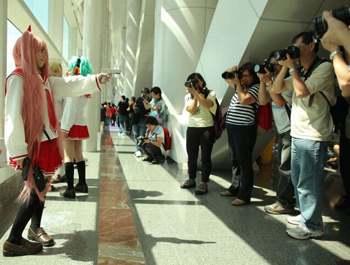 Cosplay girls, Hong Kong 2011, China