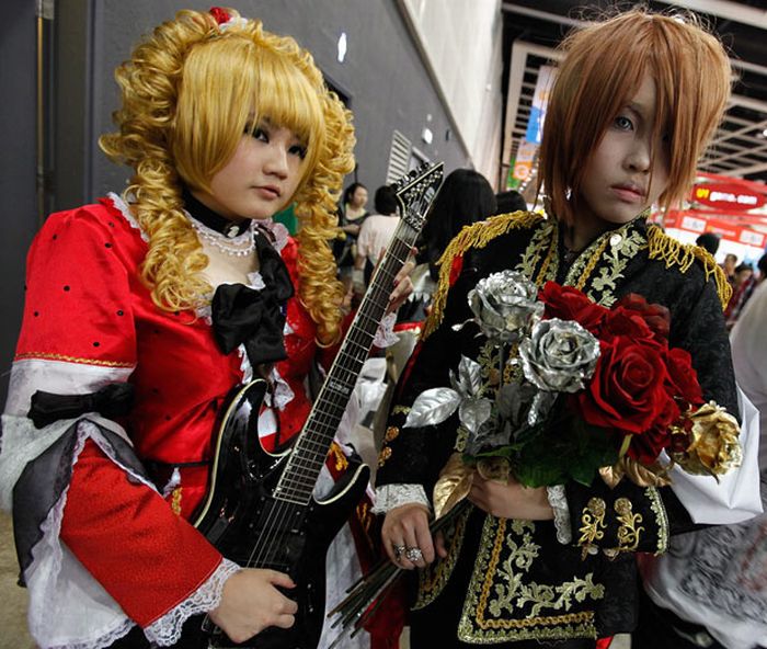 Cosplay girls, Hong Kong 2011, China