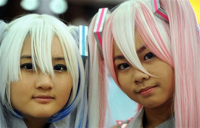 Cosplay girls, Hong Kong 2011, China