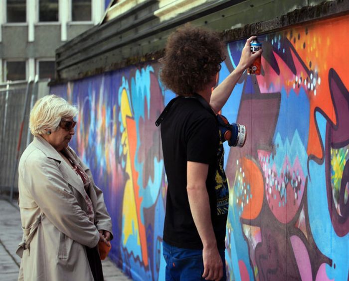 See No Evil graffiti project, Nelson Street, Bristol City, England, United Kingdom