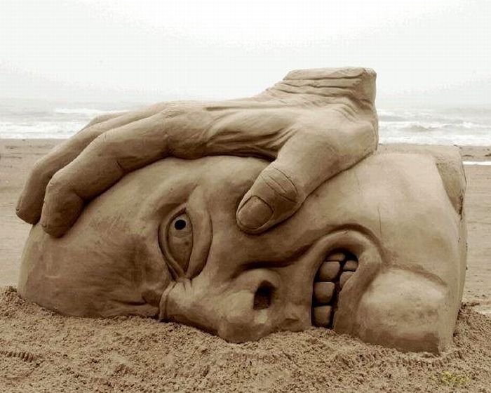 sand sculpture