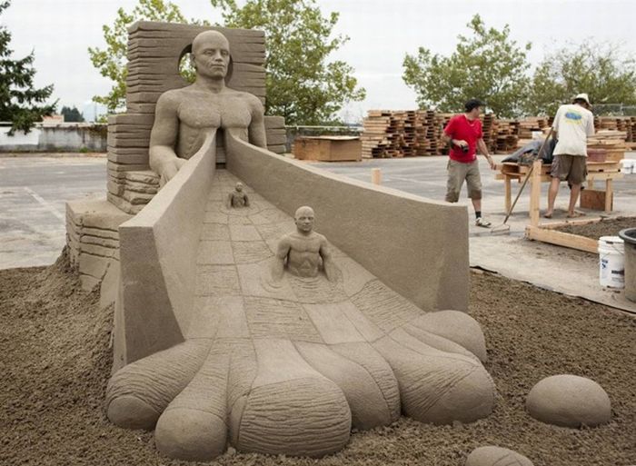 sand sculpture