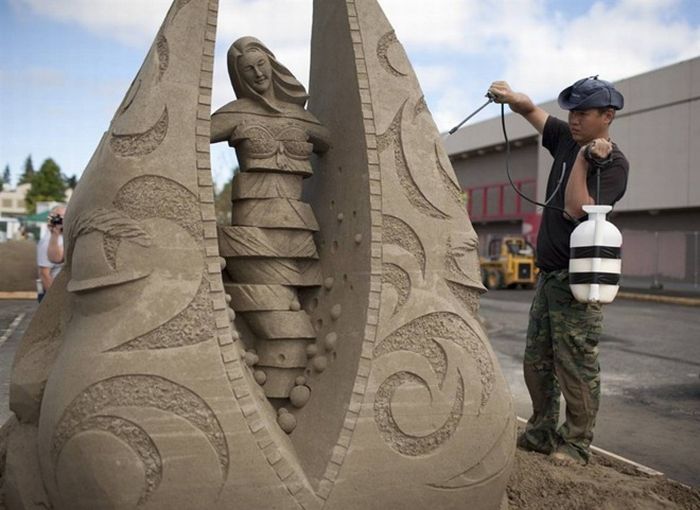 sand sculpture